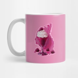 Raspberry sorbet splash Mug